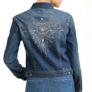 size XL, embellished jacket with evil eye 🧿, new condition